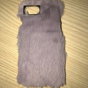 iPhone 6,6s,7,8 fuzzy phone case